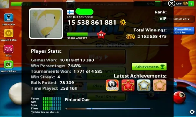 Unlimited Coins For 8 Ball Pool android App screenshot 1